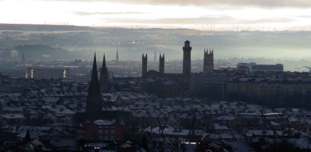 Glasgow's Church Spires in January Light