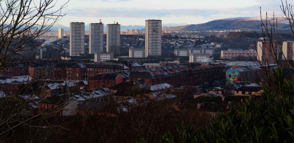 Flagpole view of Maryhill
