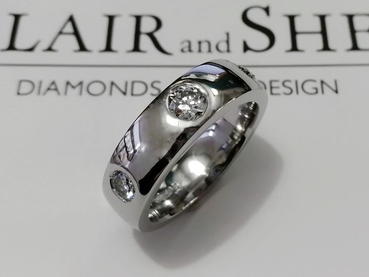 gents wedding ring b and s