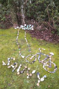 green peace art drop