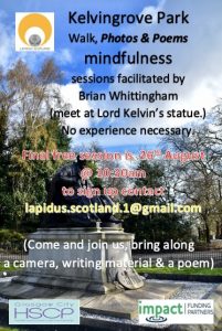 26 aug walk brian kelvingrove