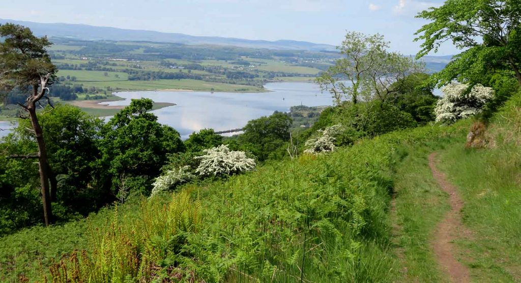 Balcony Trail above the River Clyde. Kilpatrick Hills