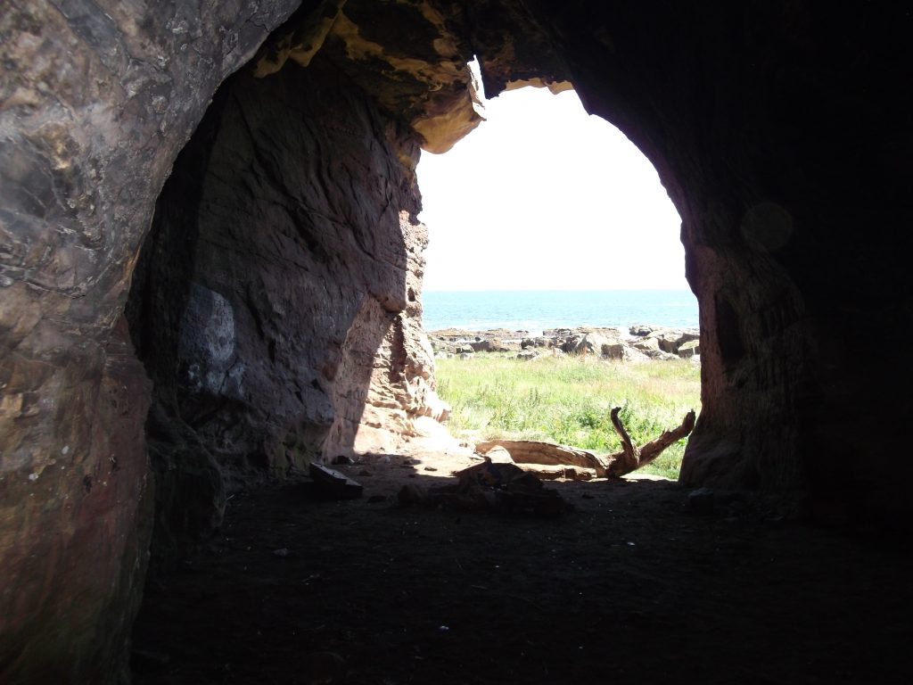 cave view to sea wullie davidson