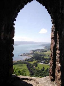 view from window watch tower