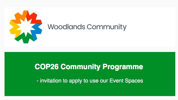 woodland cop 26 community programme event