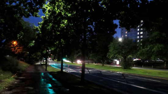 10 00PM Midsummer Night. Great Western Road