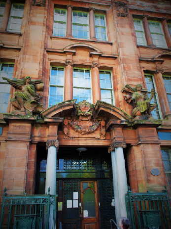 NBLCo Entrance, Springburn with Science, Speed and Locomotive
