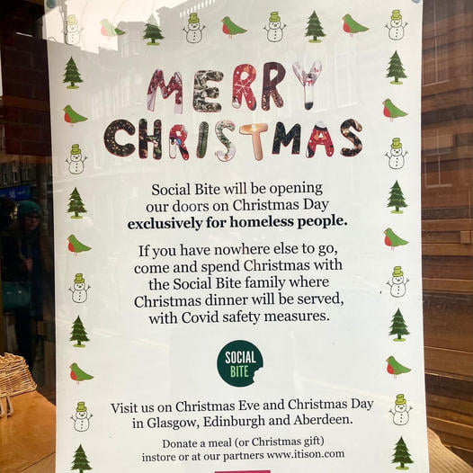 merry christmas social bite