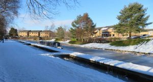 Forth and Clyde Canal Near Anniesland snow