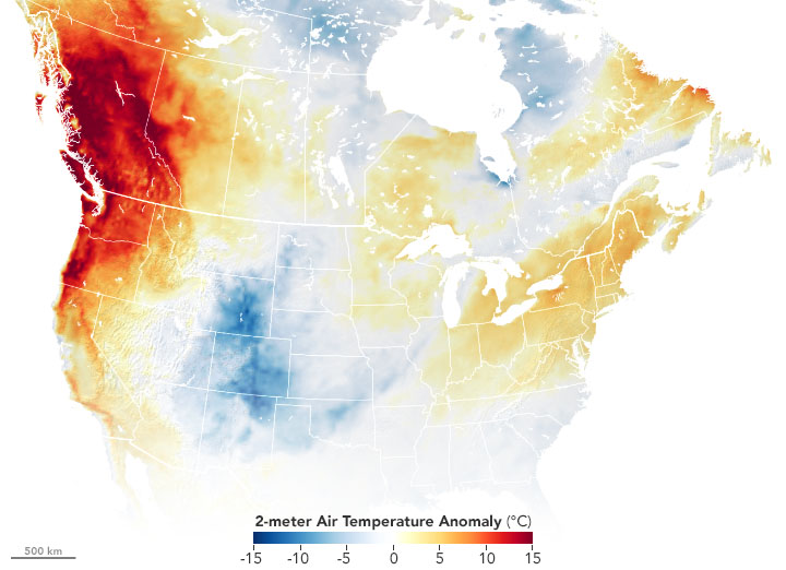 heat wave western north america 2021