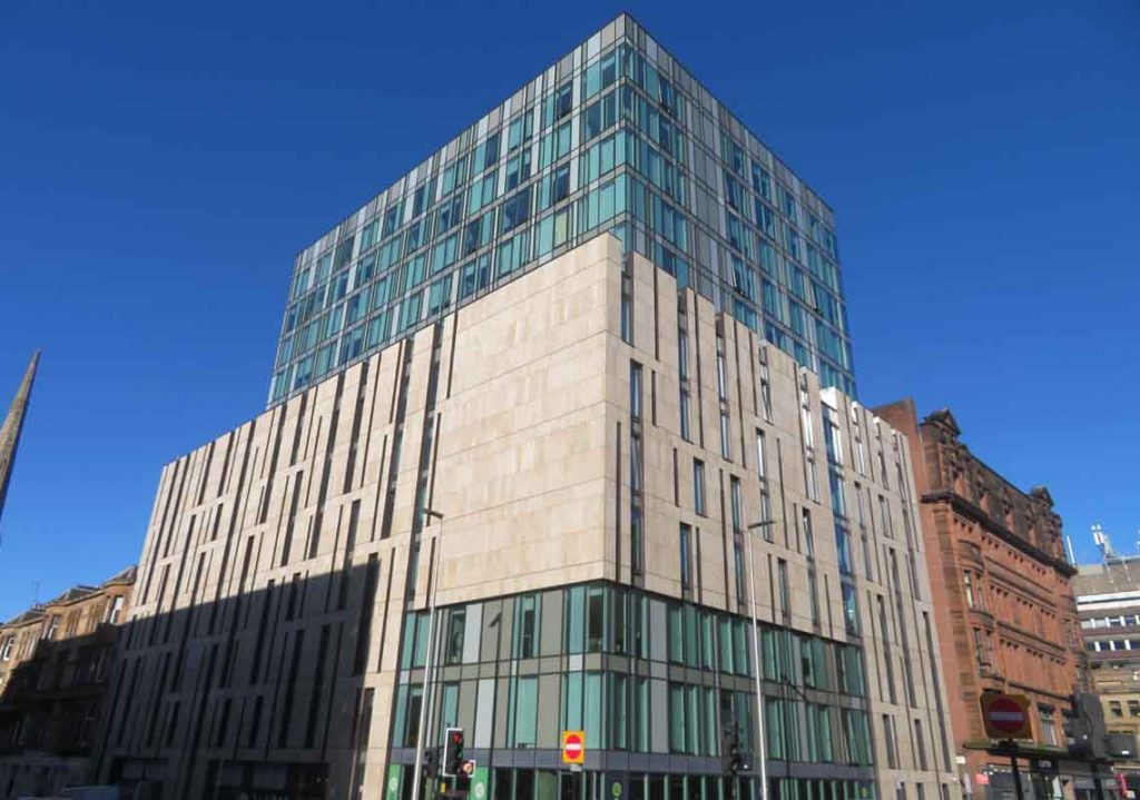 New Building. Elgin Place. Bath Street. Glasgow