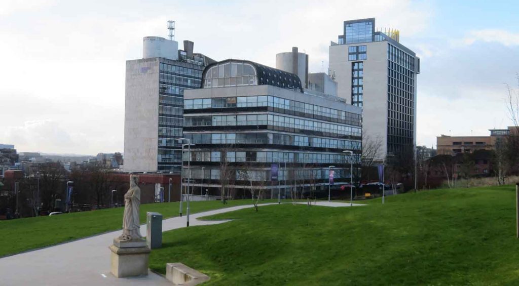 St Mungo. City of Glasgow.University District. Met Tower Building.