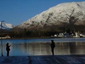 Bunkhouse view silhouettes