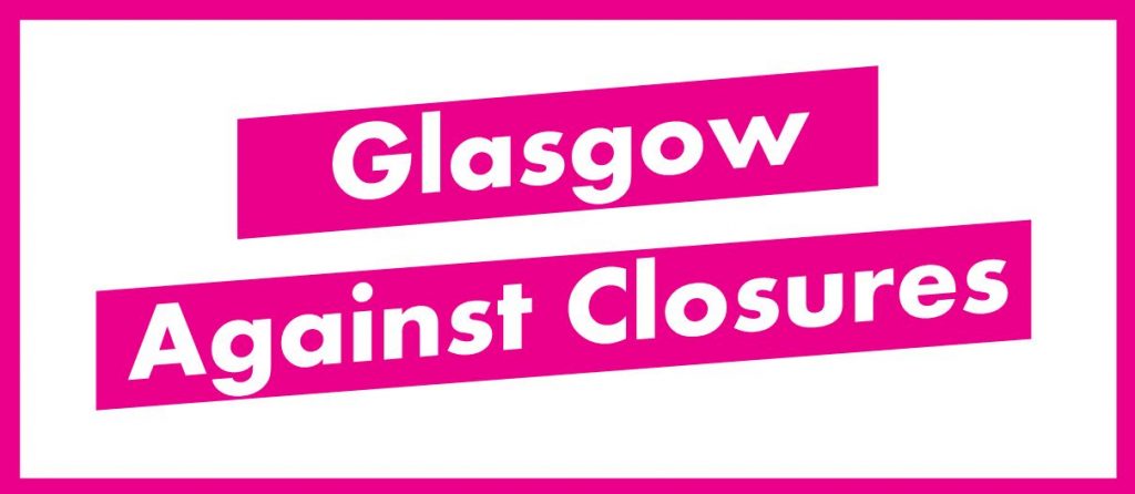 glasgow against closures logo