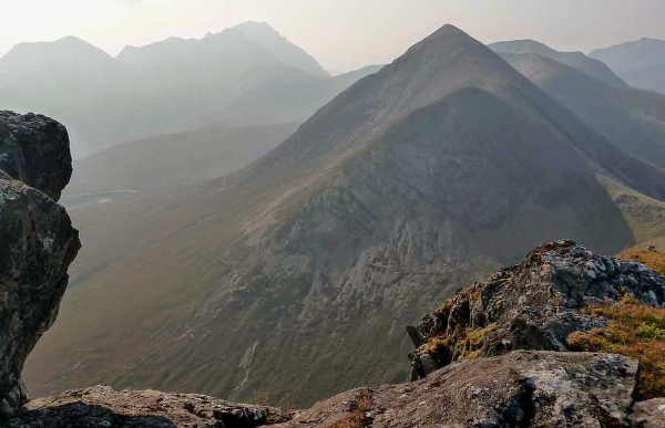 Beinn Dearg, Marsco and Bla Bheinn from Glamaig