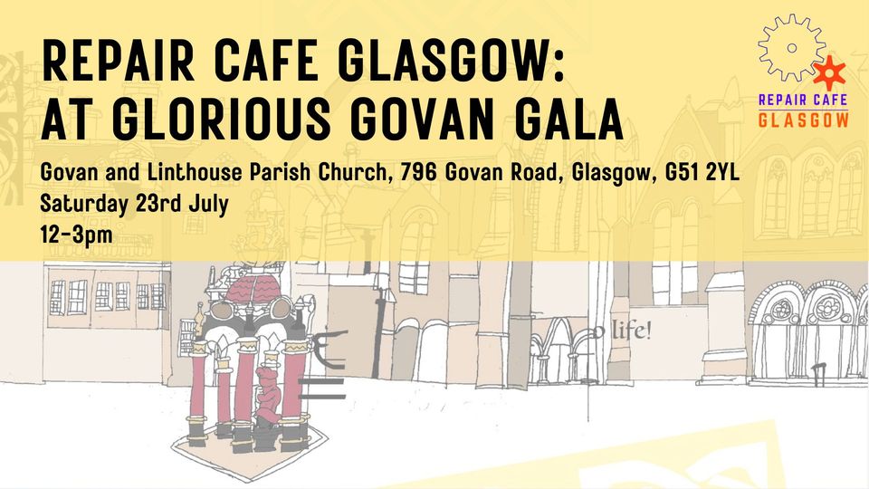 repair cafe glorious govan gala