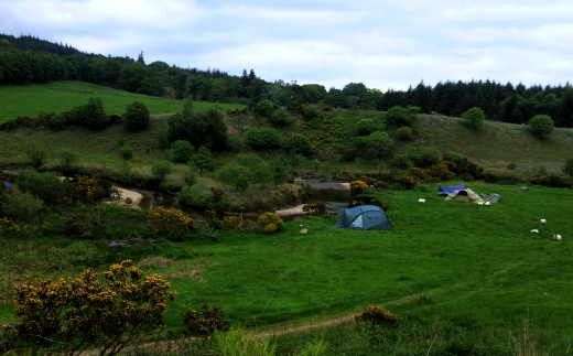 Glen Rosa Campsite on Arran