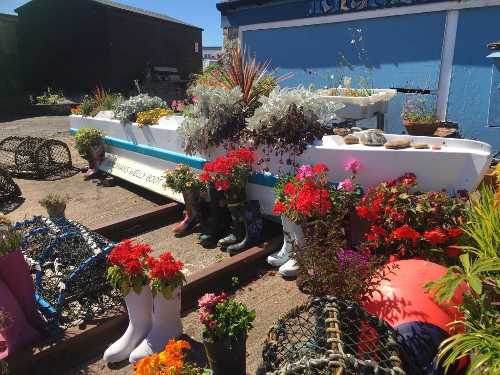 st monans welly boot garden