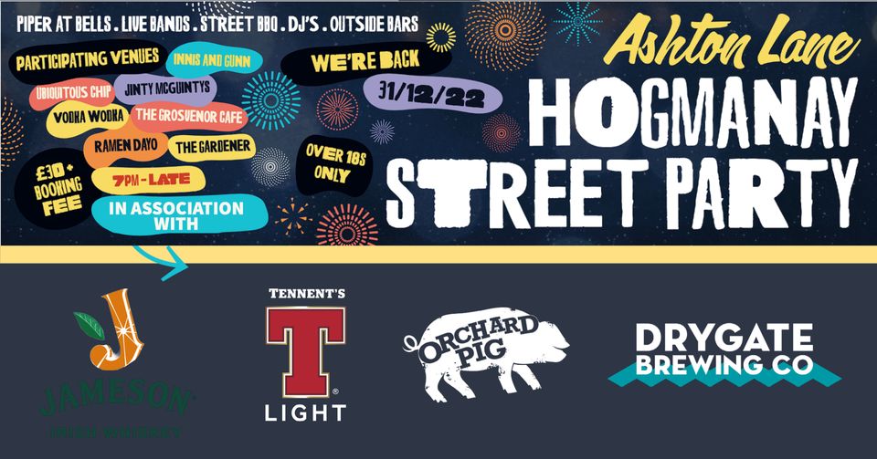 ashton lane Hogmanay Party