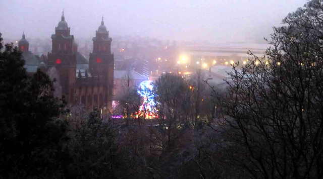 Misty December Evening. Glasgow in 2022