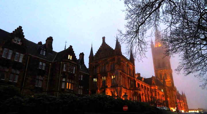 university of glasgow in december