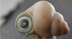 Marcel the shell with shoes on