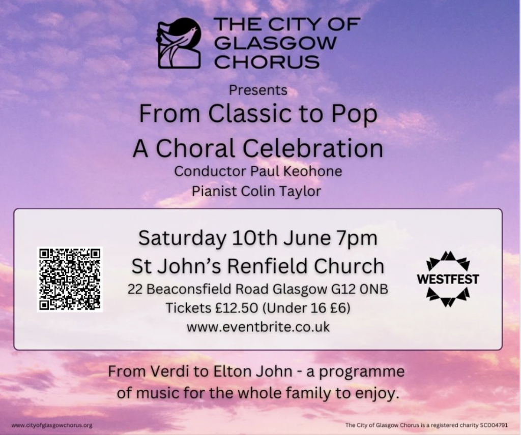 city of glasgow chorus at west fest