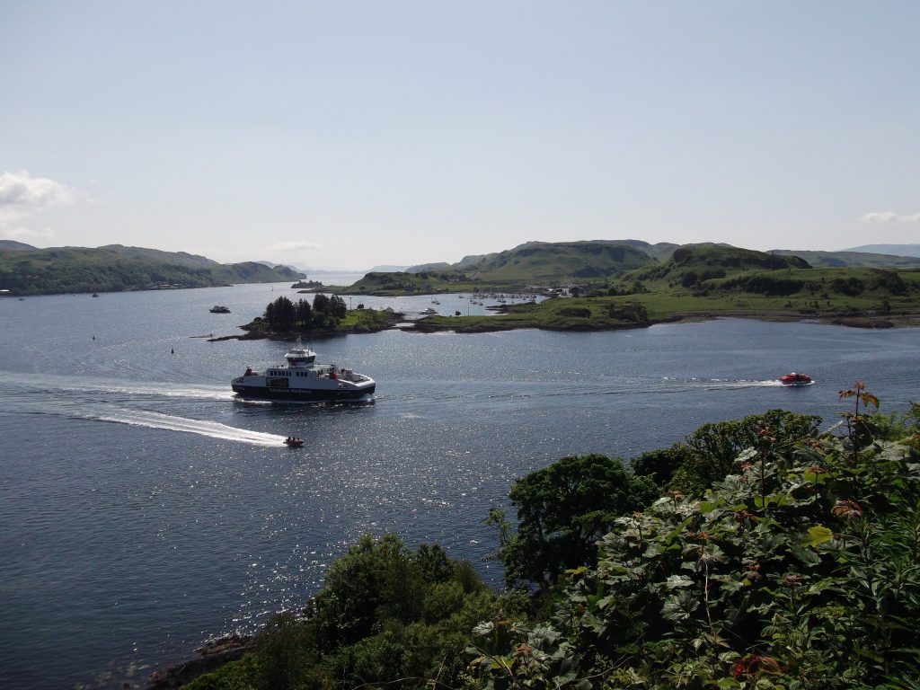 Northern Kerrera from Dunollie Castle