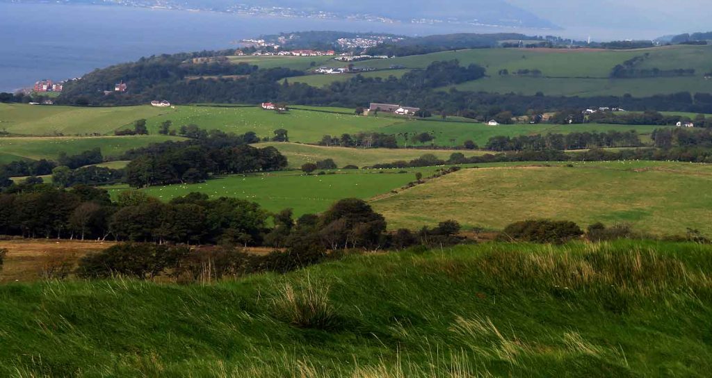 Hilltop view looking North