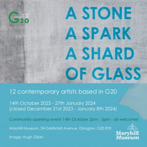 a stone a spark a shaed of glass