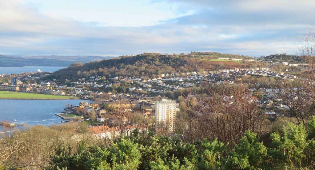 gourock view greenocks lyle hill