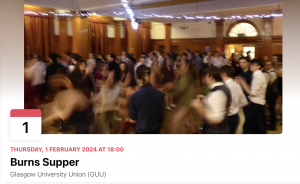 burns supper gcu