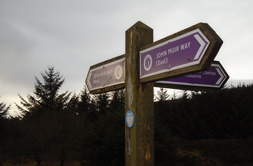 sign post john muir