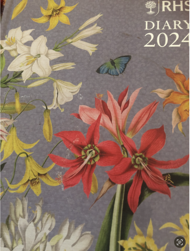 diary royal horticulture society