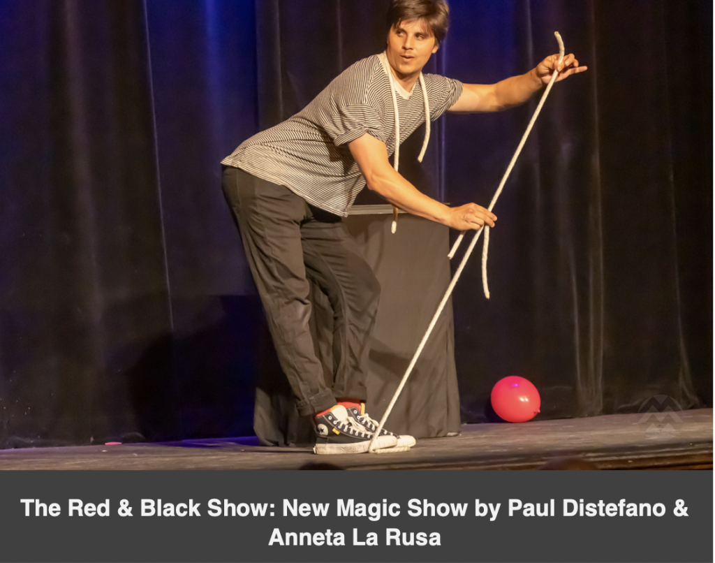red and black show