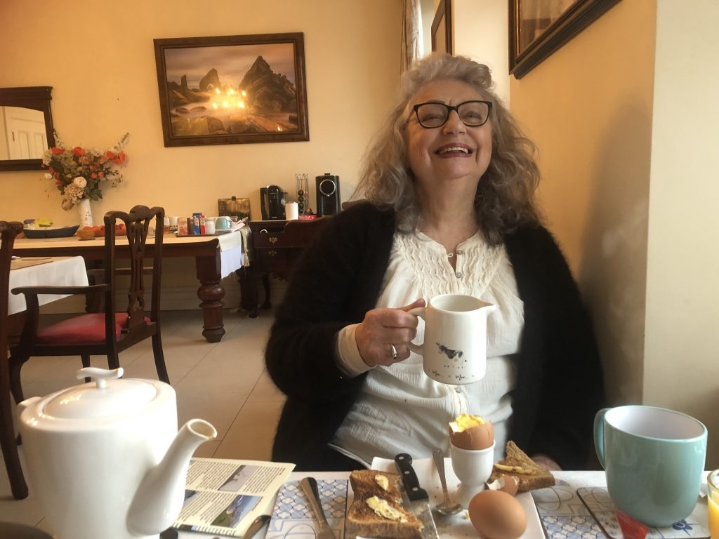 Pat at St Columbs