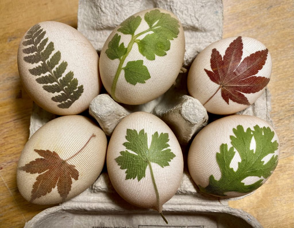 decorated eggs