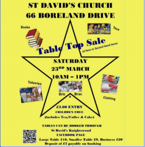 table top sale