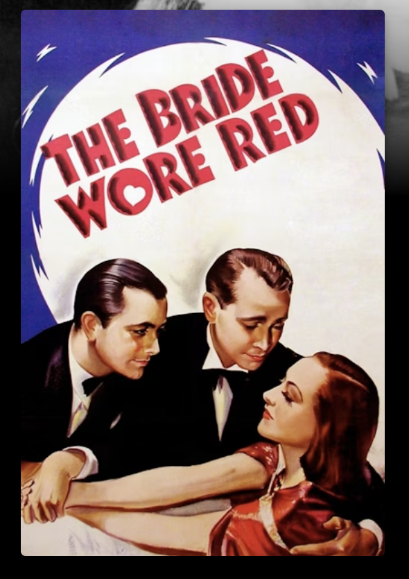 the bride wore red