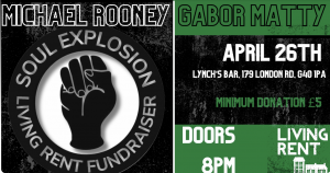 living rent fundraiser soul explosion
