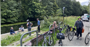 volunteer bike ride to claypits