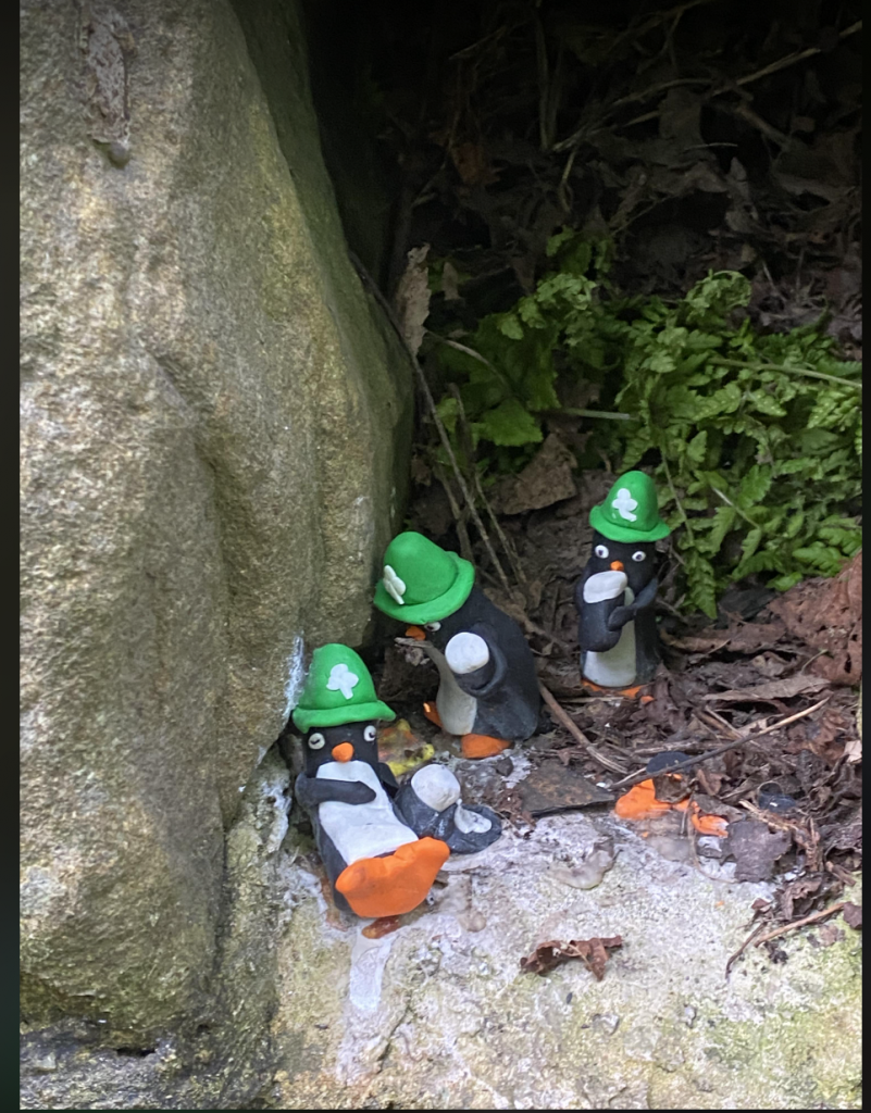 Penguins at work