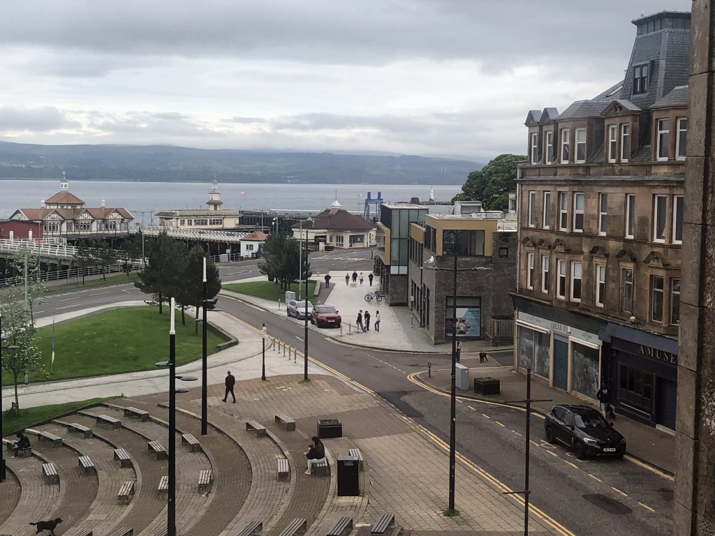 view from hotel window