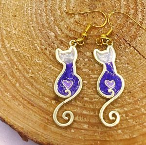 cat earrings