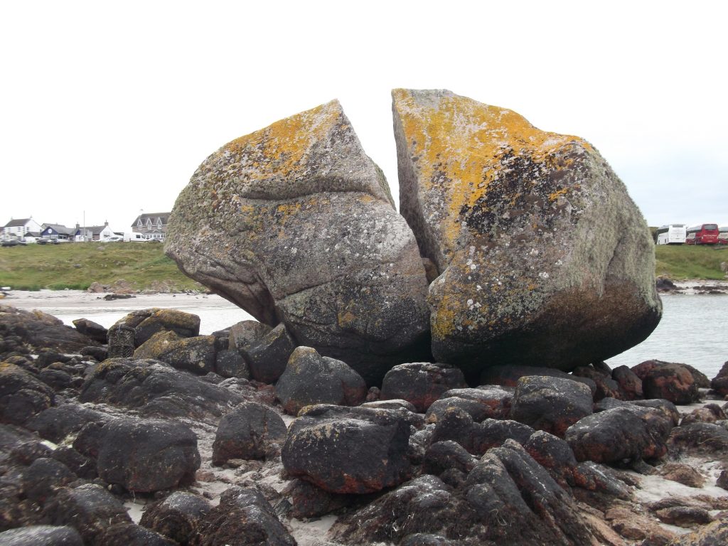 Split rock
