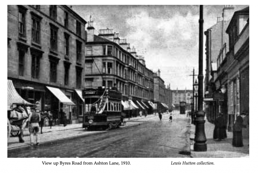 View Up Byres Road 1910