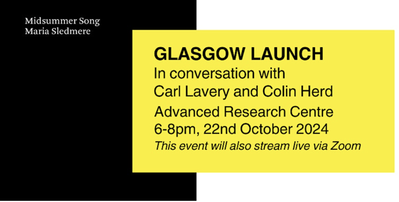 Midsummer Song Book Launch and Discussion with Maria Sledmere