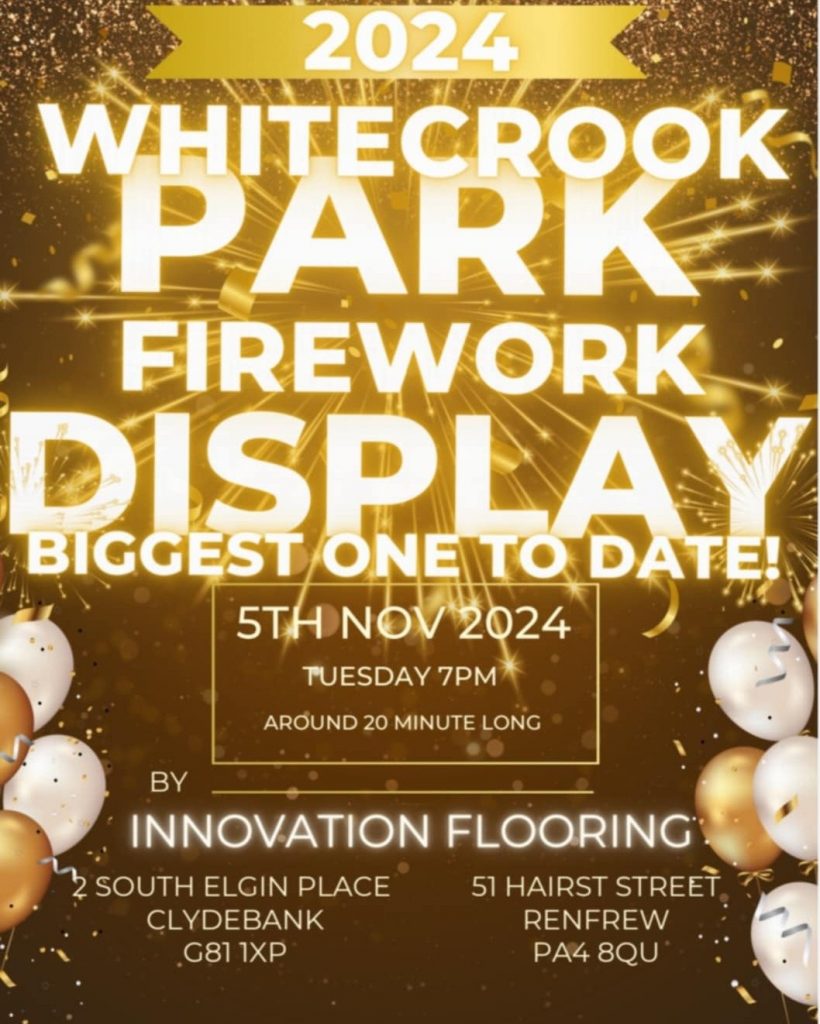 whitevrook park firework display