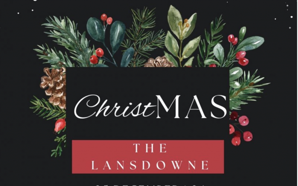 christmas menus the lansdowne