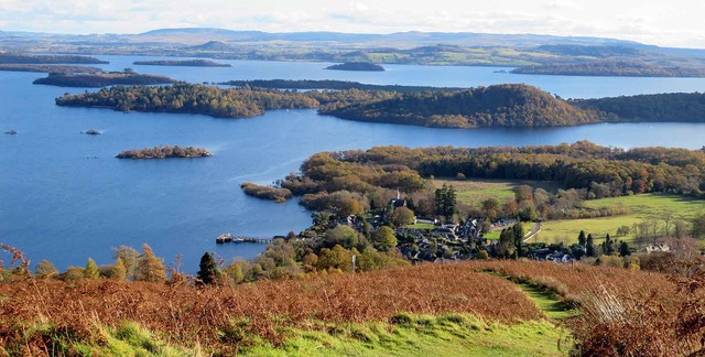The path luss village and loch lomond